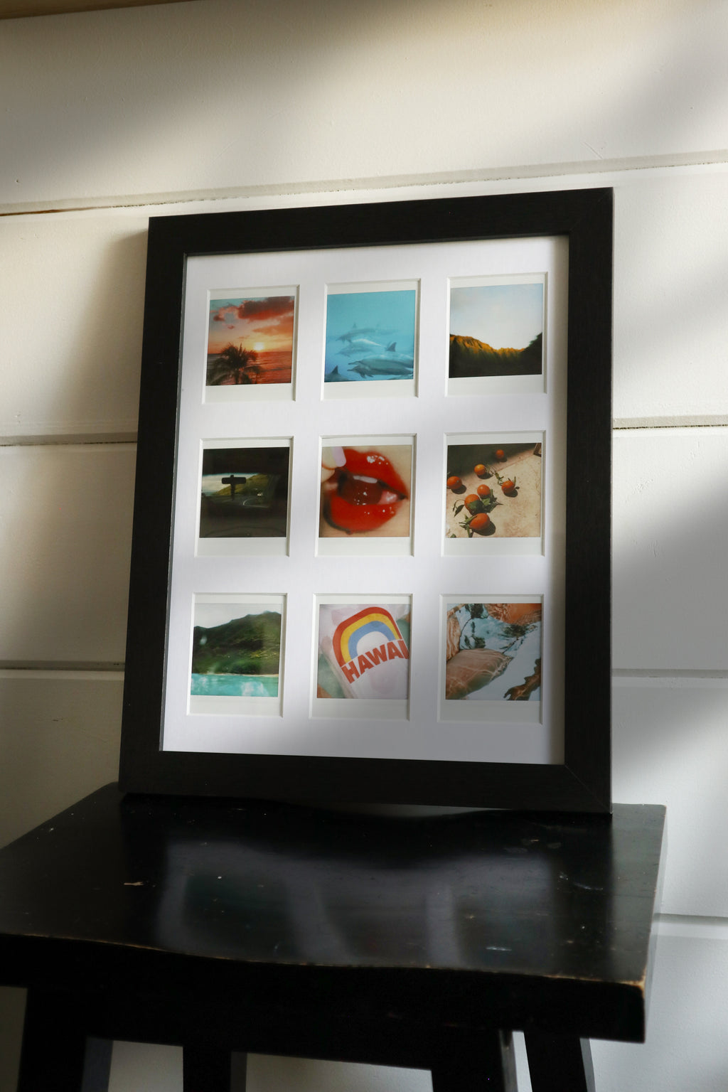 11" x 14" / 9 Window Instax Square Photo Mat | Instax Frames