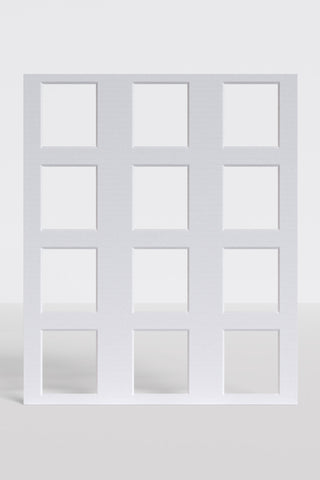 16" x 20" / 12 Window Polaroid 600 / i-Type / SX-70 Photo Mat | Polaroid Frames