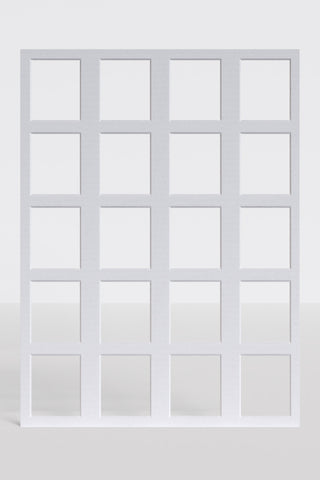 18" x 24" / 20 Window Polaroid 600 / i-Type / SX-70 Photo Mat | Polaroid Frames