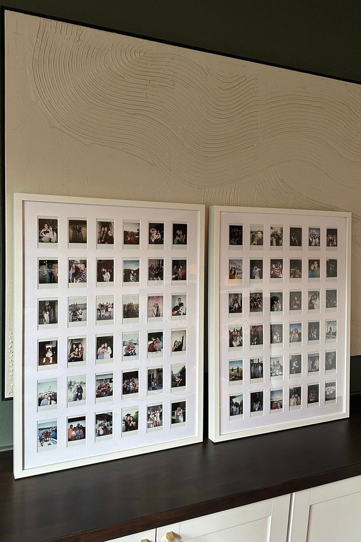 20" x 24" / 36 Window Instax Mini Photo Mat | Instax Frames