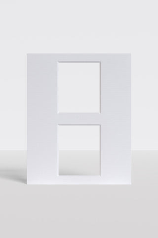 8" x 10" / 2 Window Polaroid 600 / i-Type / SX-70 Photo Mat | Polaroid Frames