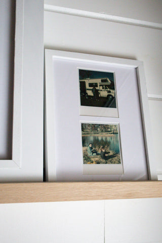 8" x 10" / 2 Window Polaroid 600 / i-Type / SX-70 Photo Mat | Polaroid Frames